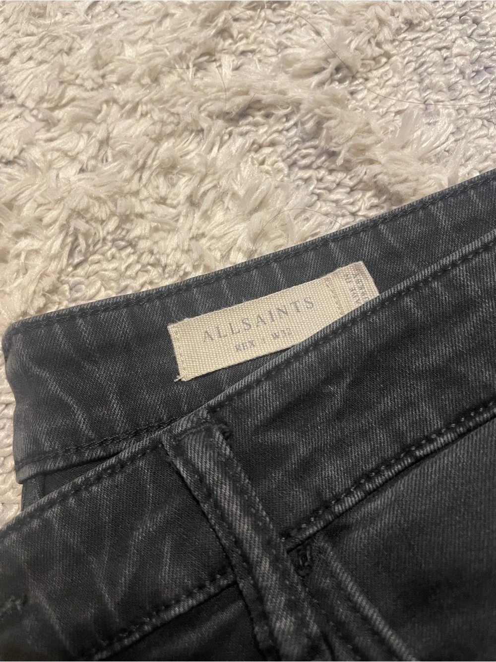 AllSaints Black Slim Men's Jeans